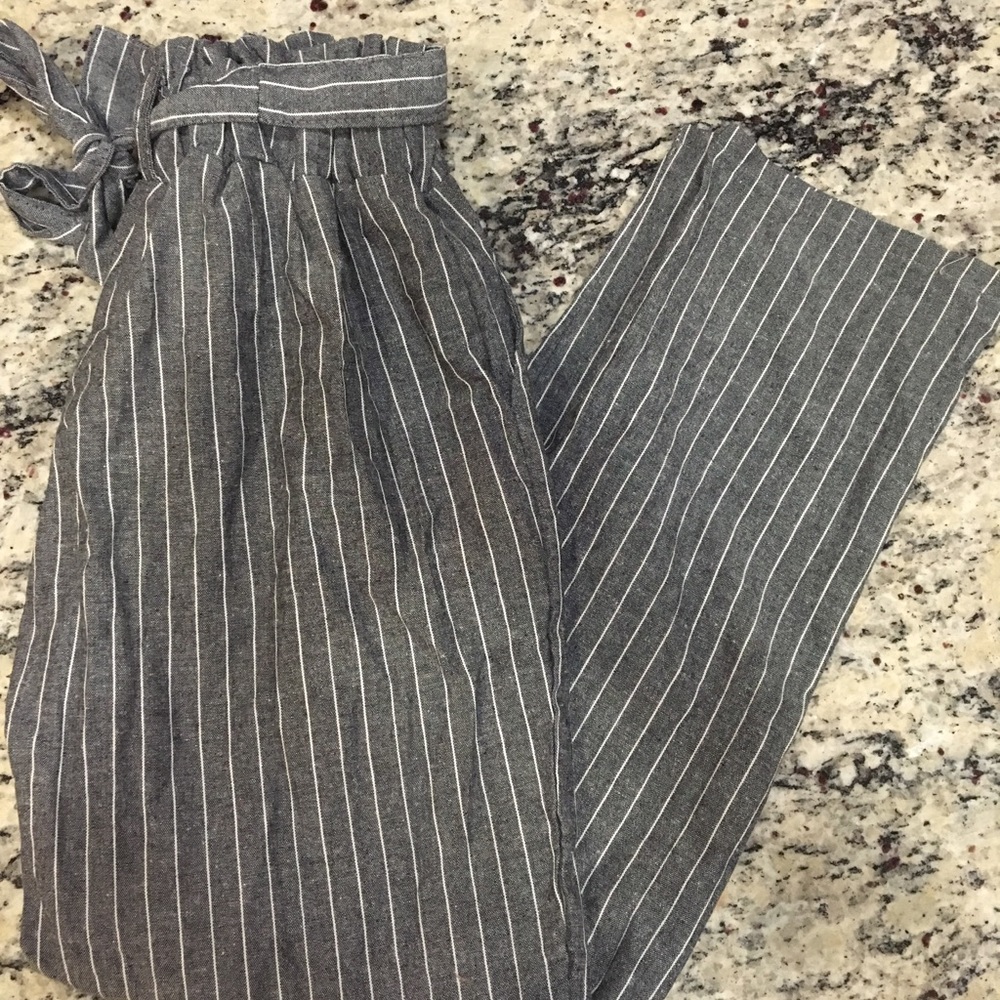 High waisted Pinstripe Trouser